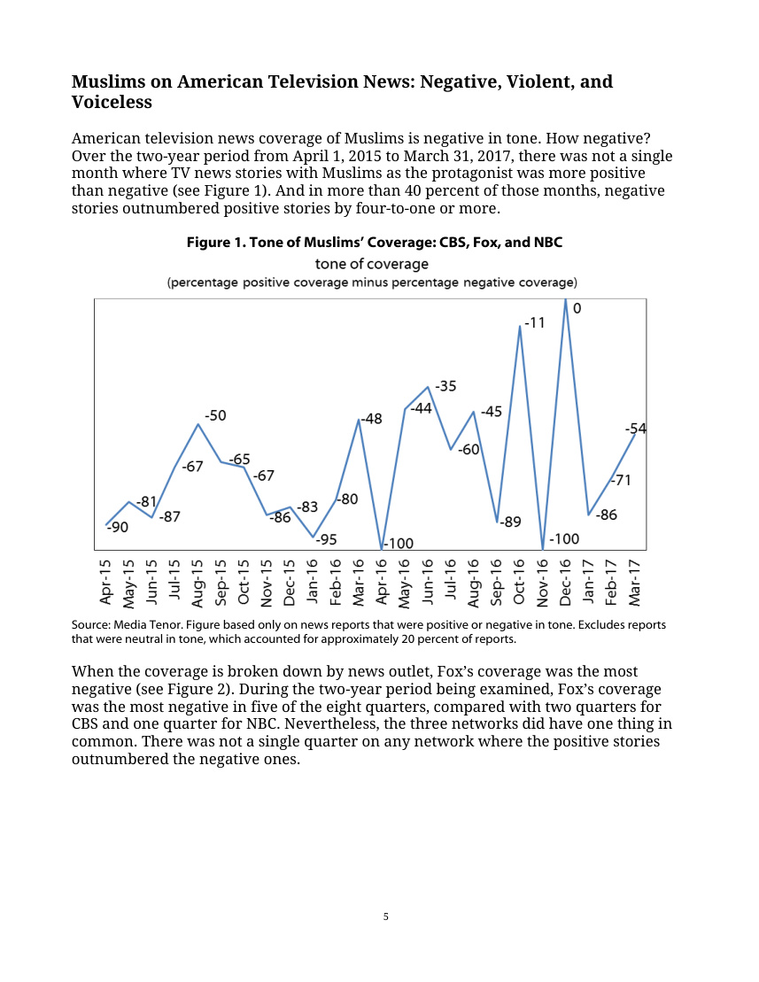 Original research page from Snake and Stranger: Media Coverage of Muslims and Refugee Policy