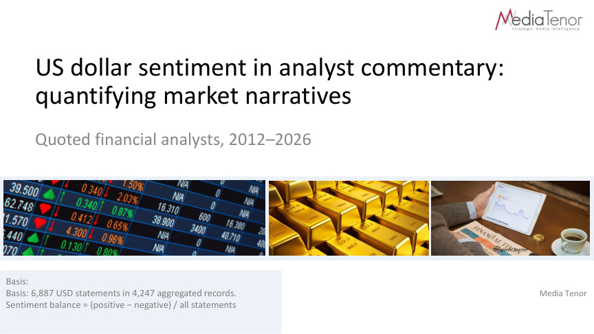 Cover of US dollar sentiment in analyst commentary