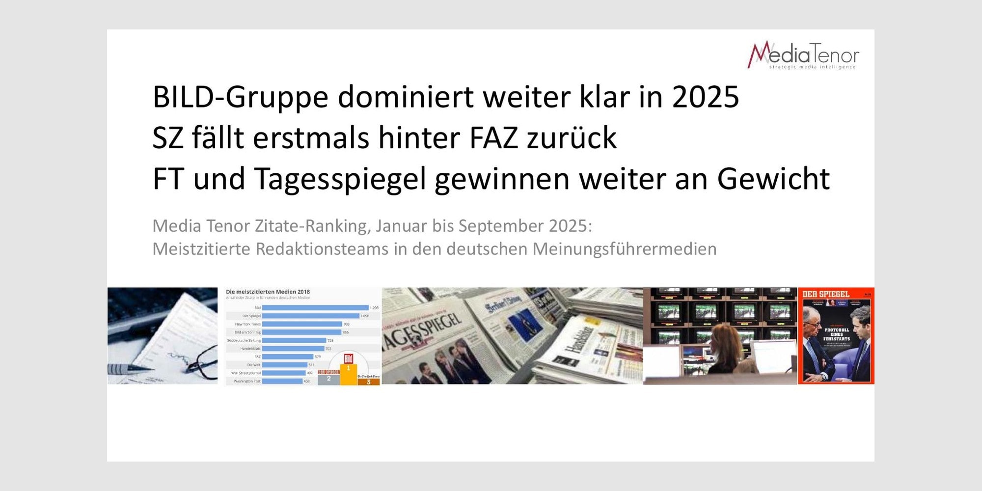 Original Media Tenor graphic for The sources shaping the German news agenda