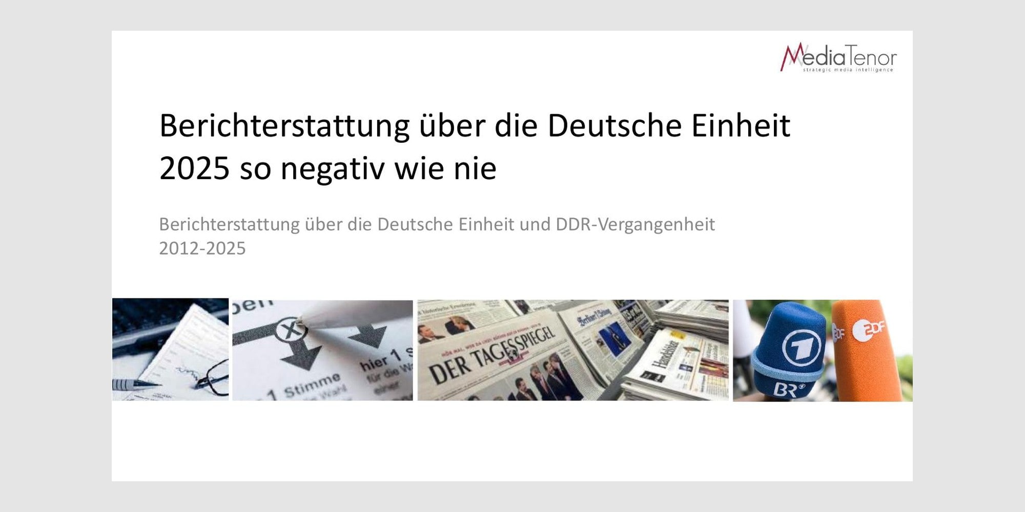 Original Media Tenor graphic for German reunification and the narratives of a place